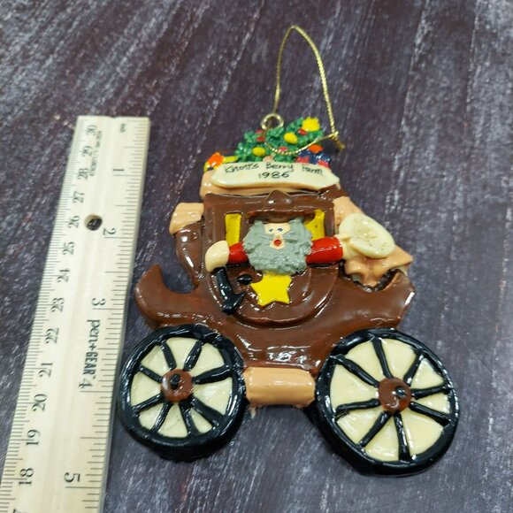 Knotts Berry Farm 1986 Santa Christmas Ornament Vintage - Picture 5 of 8